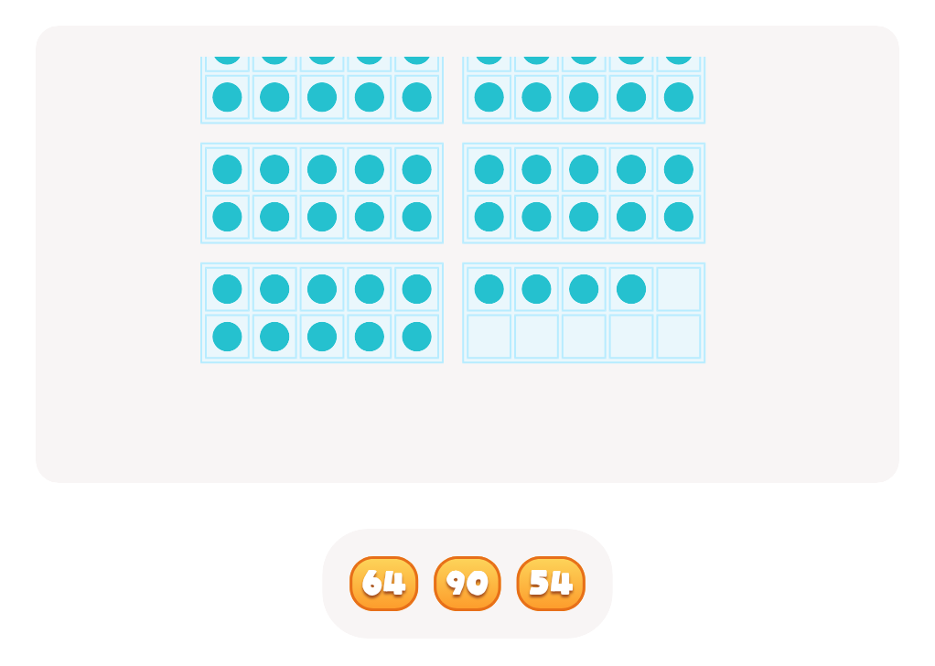 Count Base Ten Blocks up to 100 – Click the Correct Number