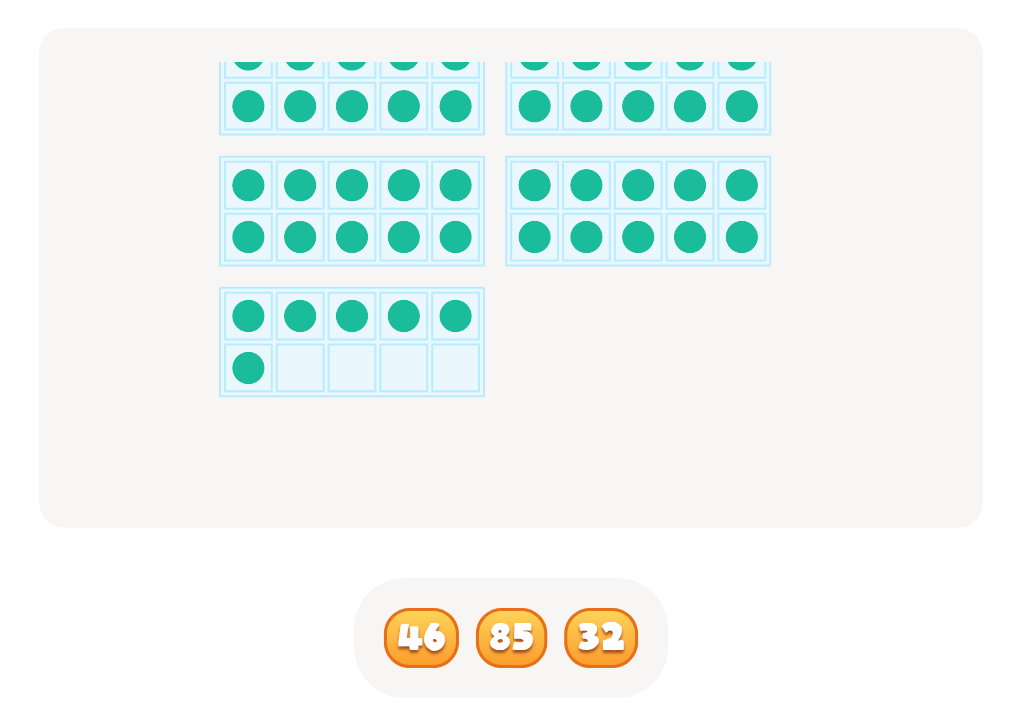 Count Base Ten Blocks up to 100 – Click the Correct Number