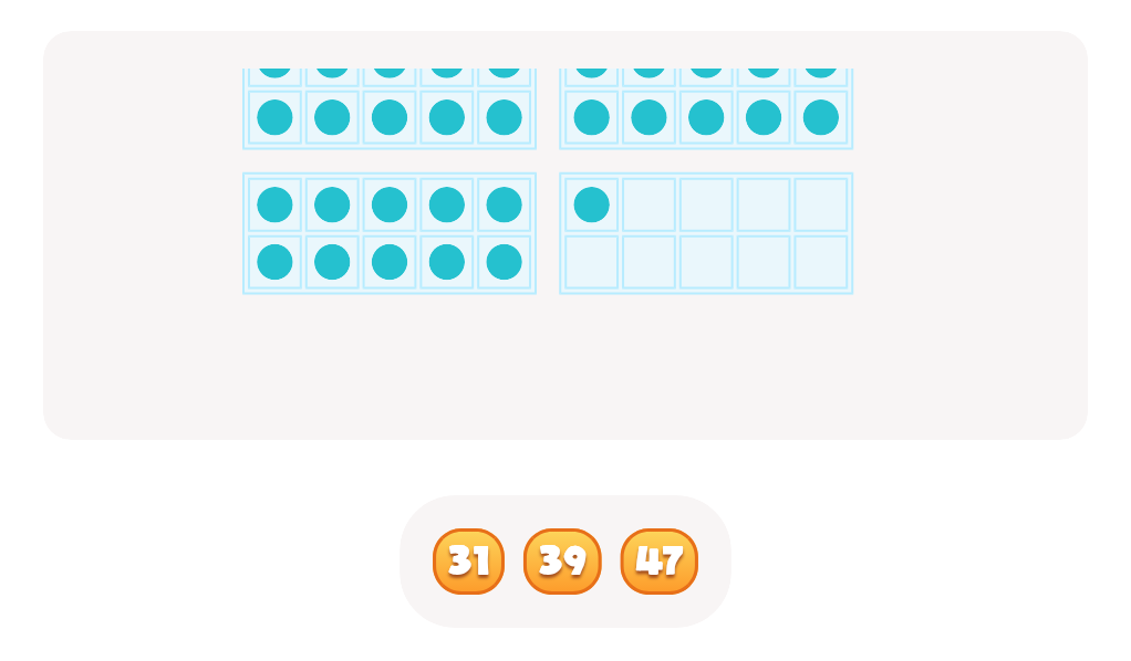 Count Base Ten Blocks up to 100 – Click the Correct Number