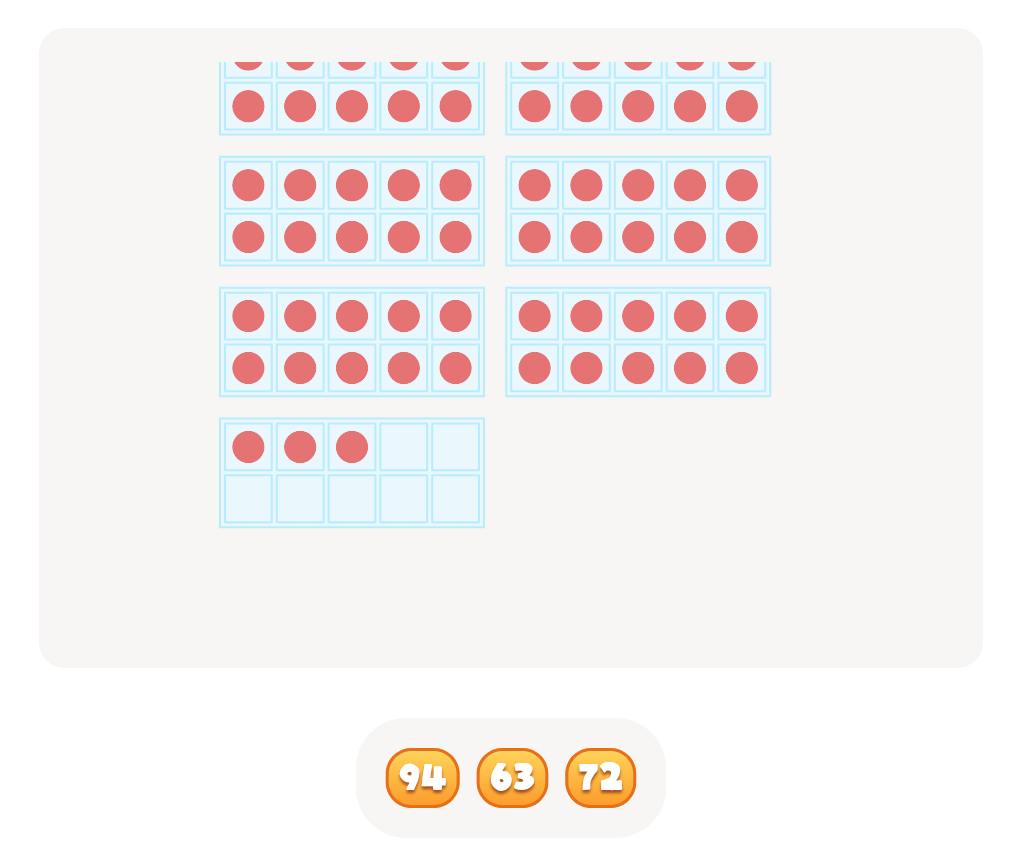 Count Base Ten Blocks up to 100 – Click the Correct Number