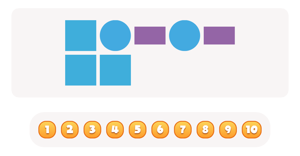 Count the 2D Shapes Worksheet: Counting to 10 Skills.