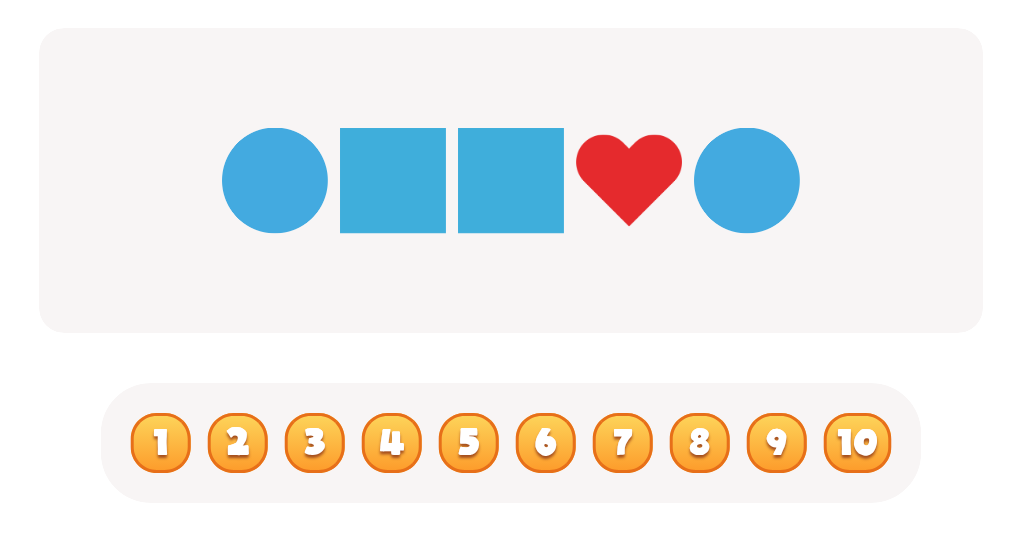 Count the 2D Shapes Worksheet: Counting to 10 Skills.