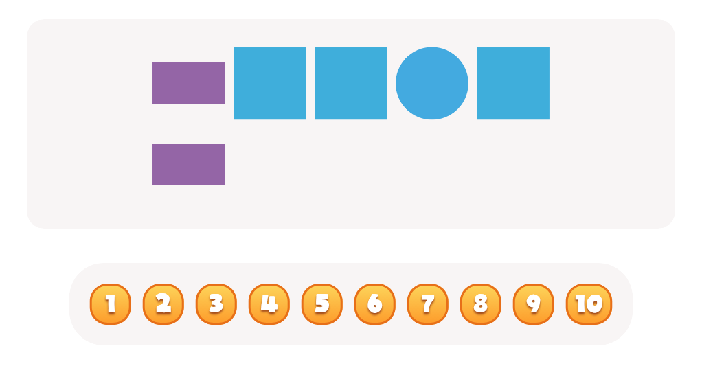 Count the 2D Shapes Worksheet: Counting to 10 Skills.