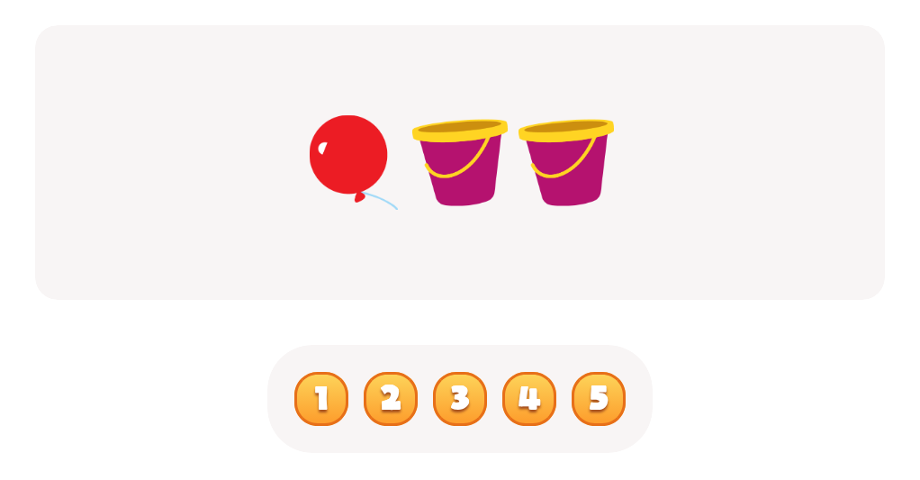 Count the  Balloons Worksheet