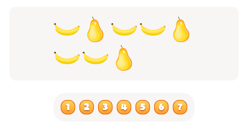 Count the  Bananas Worksheet