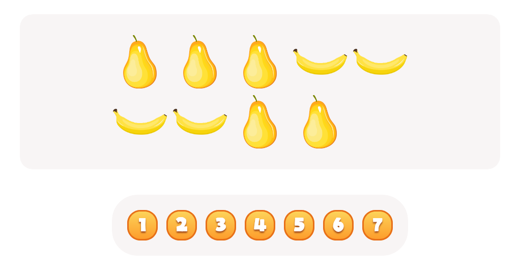 Count the  Bananas Worksheet