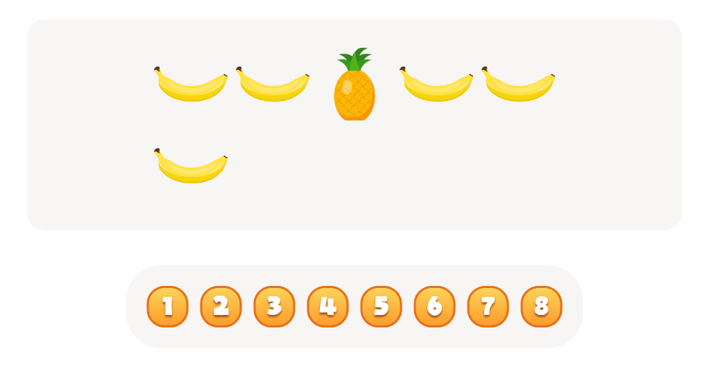 Count the  Bananas Worksheet