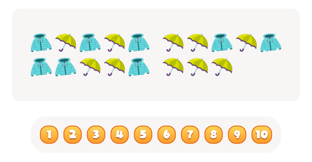 Count the  Jackets Worksheet