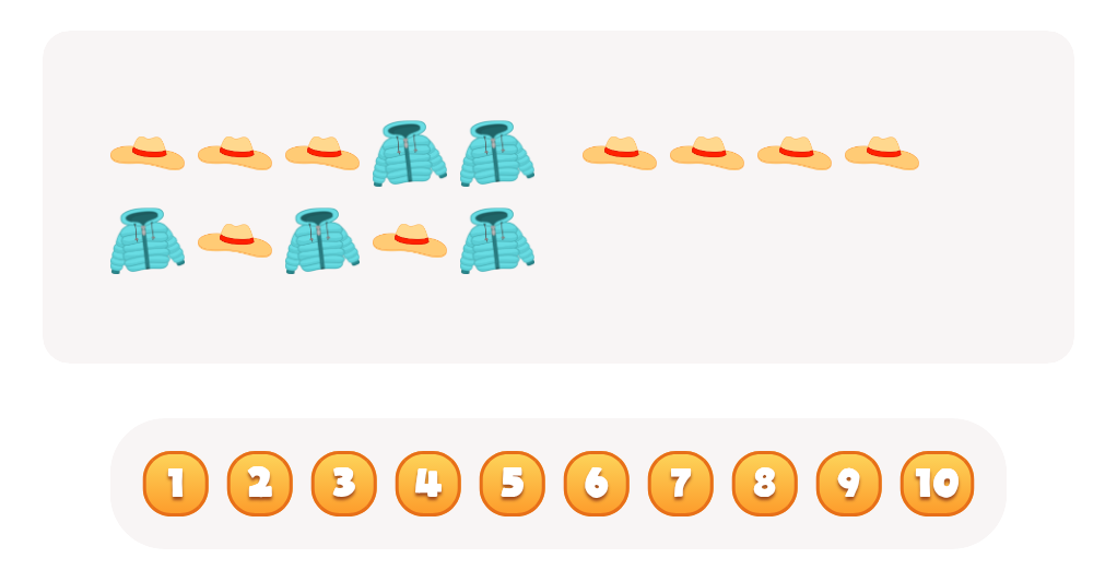 Count the  Jackets Worksheet