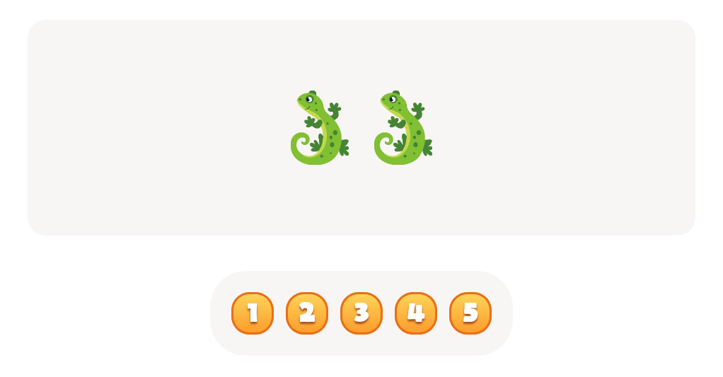 Count the  Lizards Worksheet