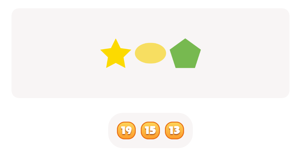 Count the number of sides in a Stars, a Ovals, and a Pentagons Worksheet