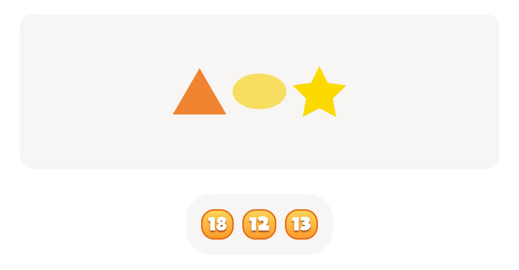 Count the number of sides in a Triangles, a Ovals, and a Stars Worksheet