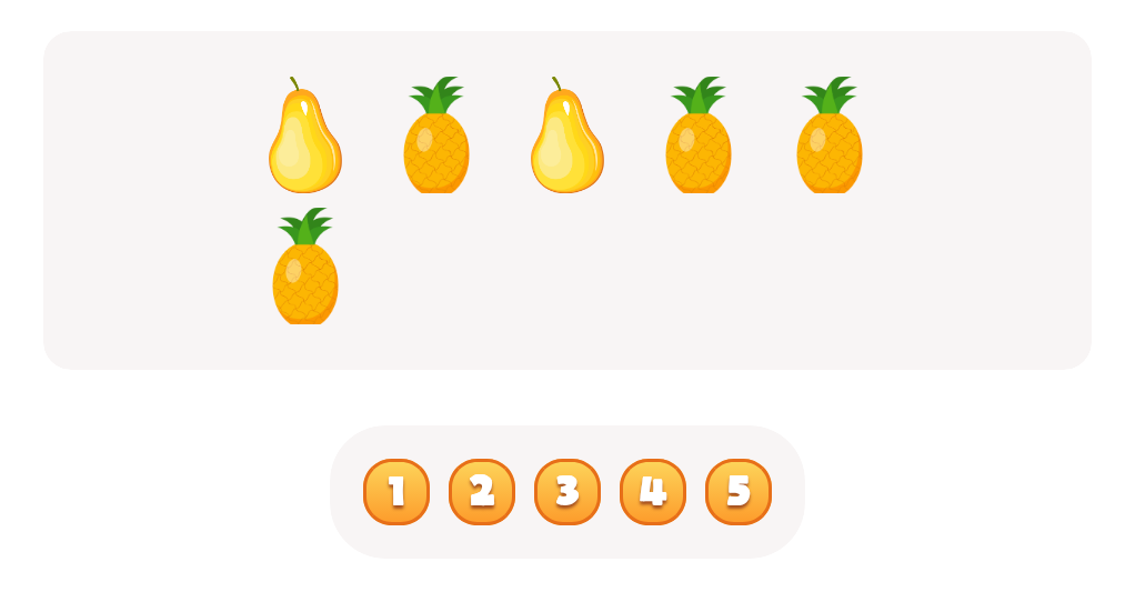 Count the  Pears Worksheet