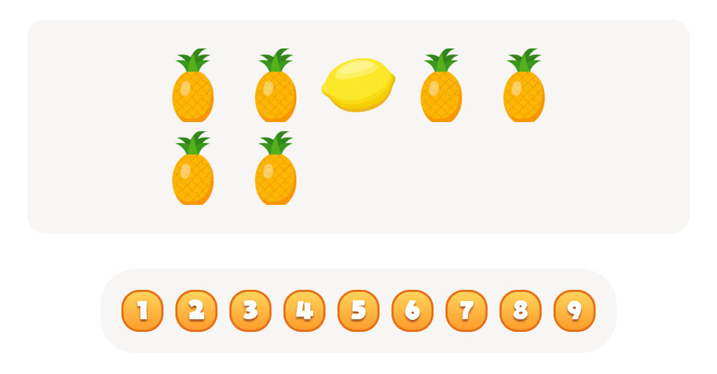 Count the  Pineapples Worksheet