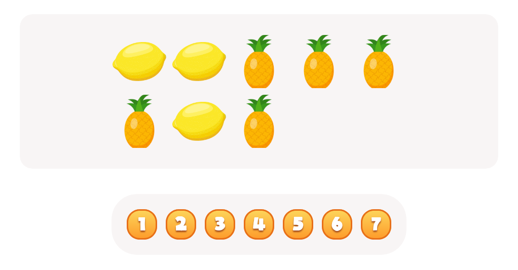 Count the  Pineapples Worksheet