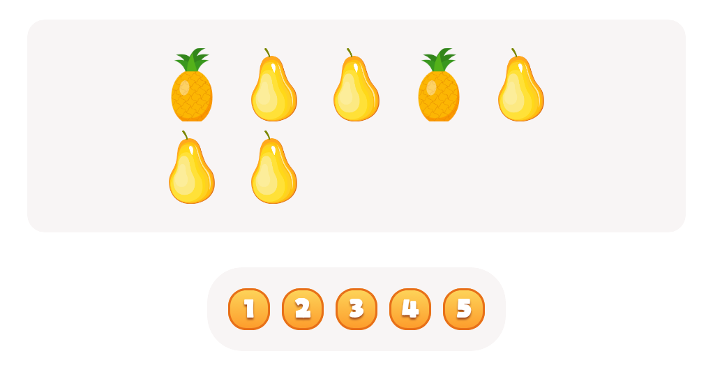 Count the  Pineapples Worksheet