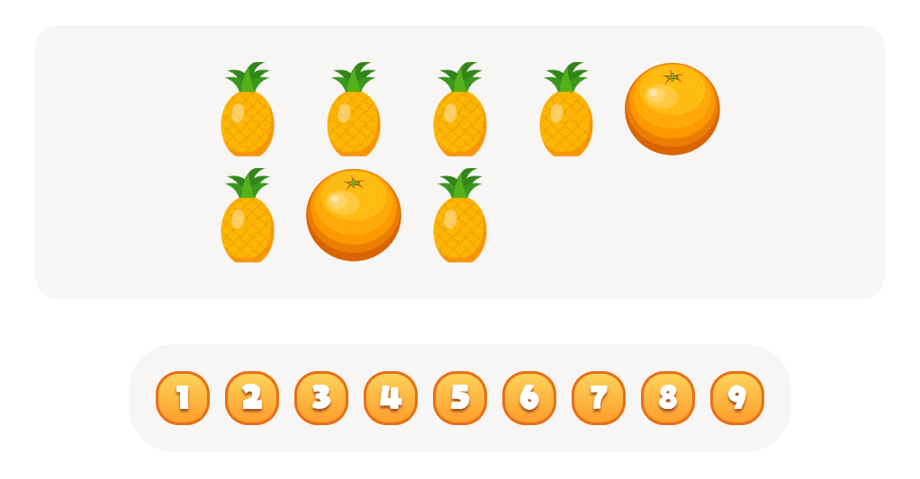 Count the  Pineapples Worksheet