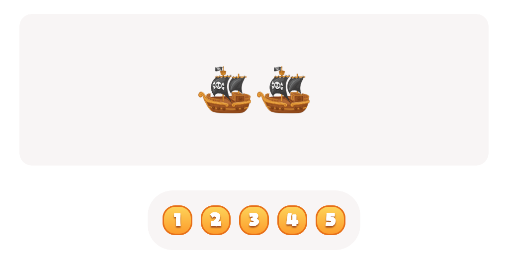 Count the  Pirate Ships Worksheet