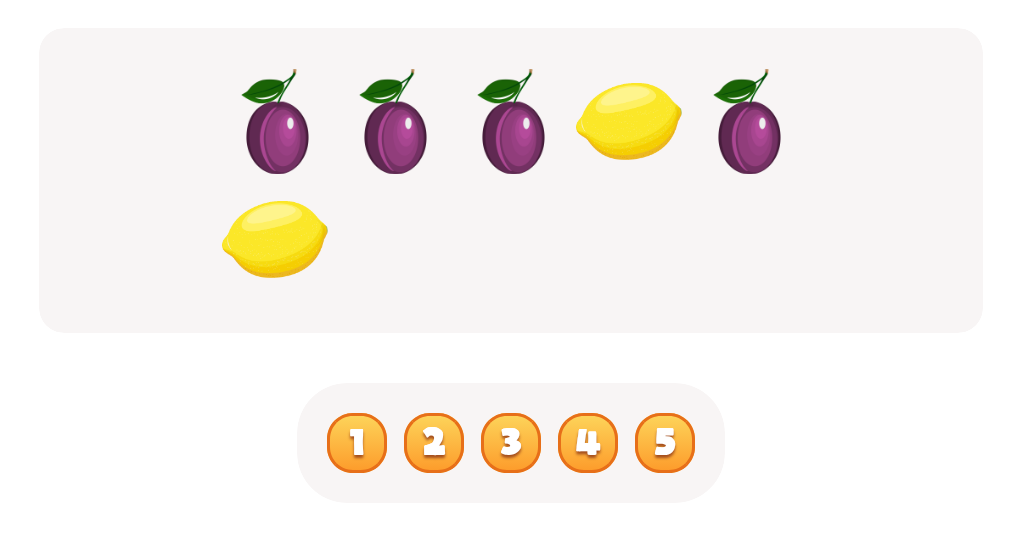 Count the  Plums Worksheet