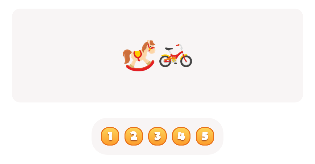 Count the  Rocking Horses Worksheet