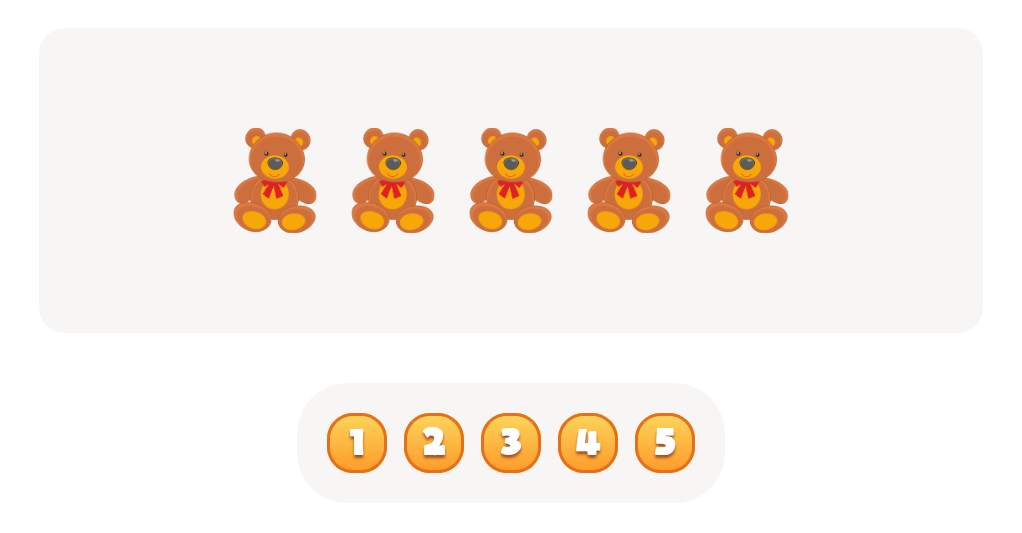 Count the  Teddy Bears Worksheet
