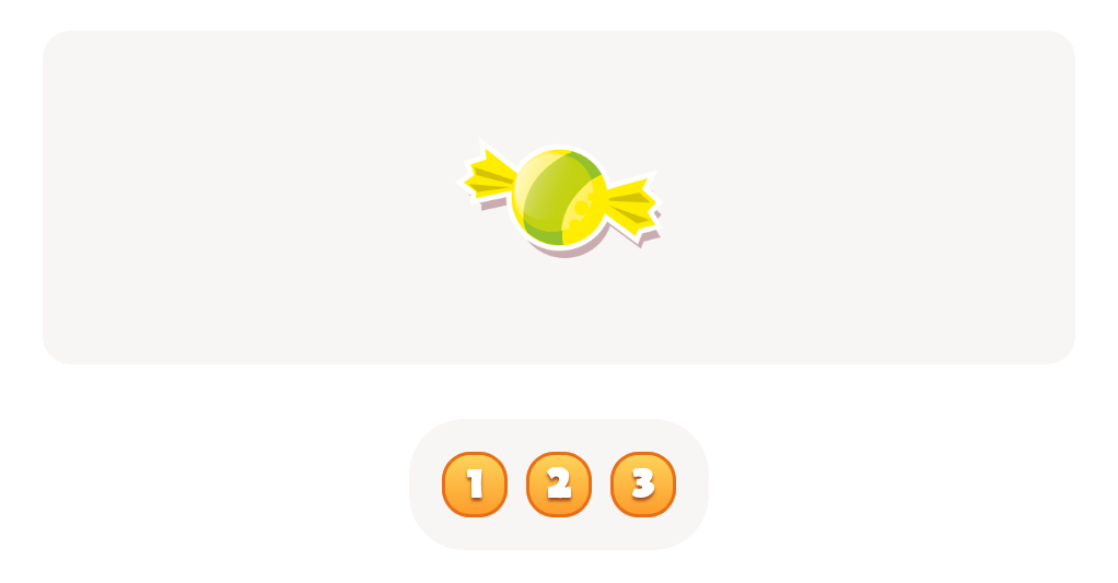 Count up to 3 - Count the  Candies Worksheet