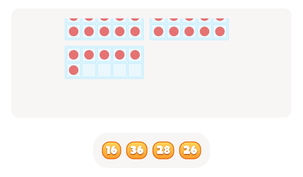 Counting with Base Ten Blocks up to 50 – Find the Correct Number