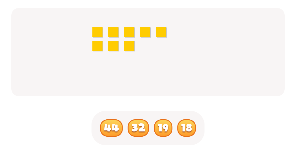 Counting with Base Ten Blocks up to 50 – Find the Correct Number