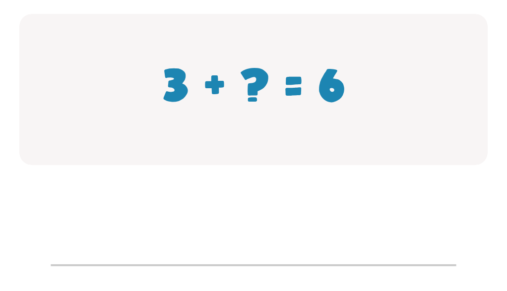 Doubles Facts Worksheet: Type the Missing Number in 3 + ? = 6