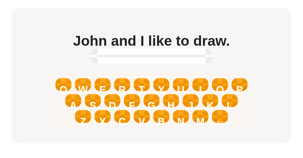 Drawing skills! Which pronoun replaces the highlighted names?