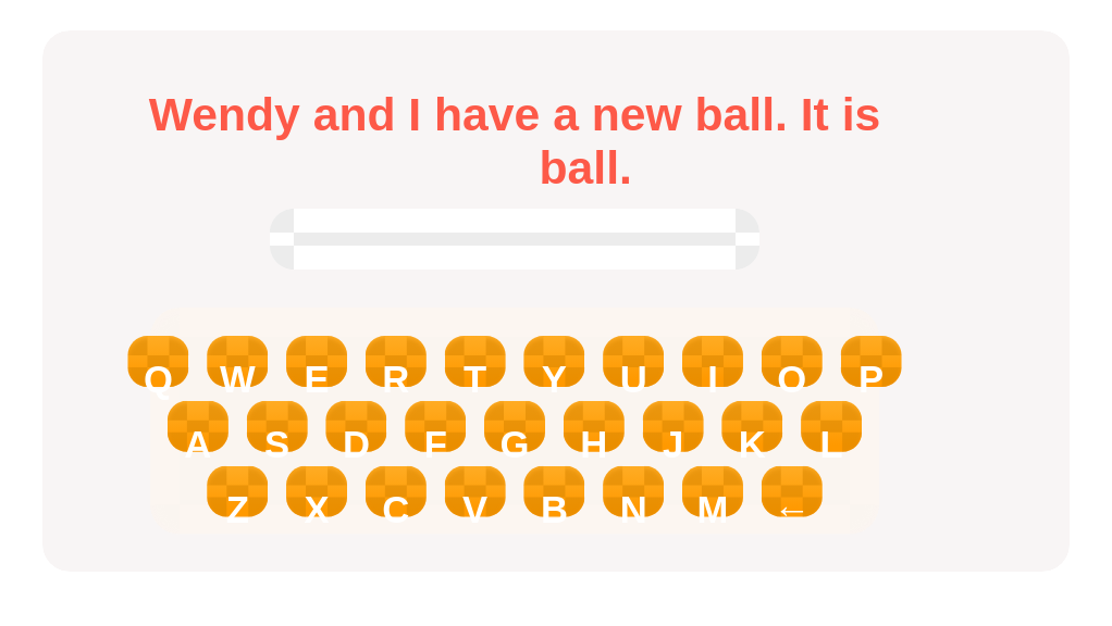 Enter the possessive adjective that best fits the blank.