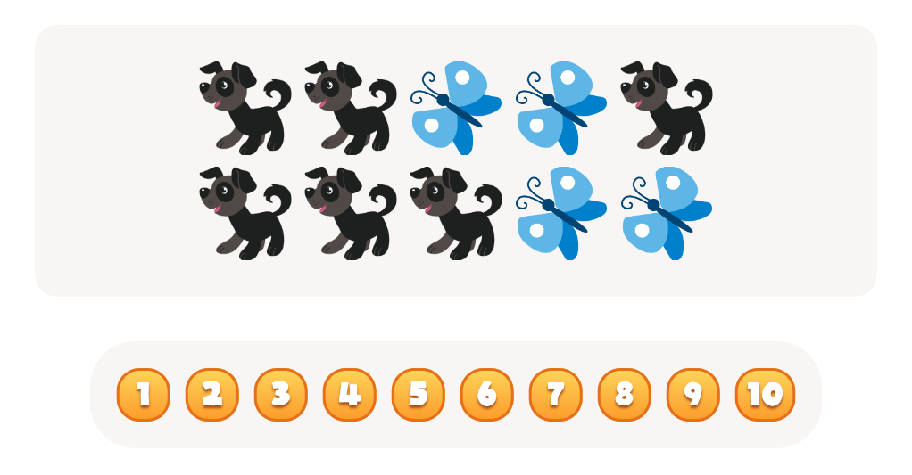 Explore Colors and Count. Blue Object Worksheet