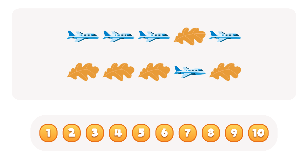 Explore Colors and Count. Brown Object Worksheet