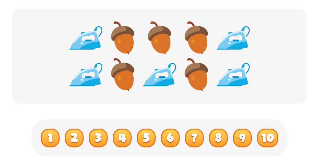 Explore Colors and Count. Brown Object Worksheet