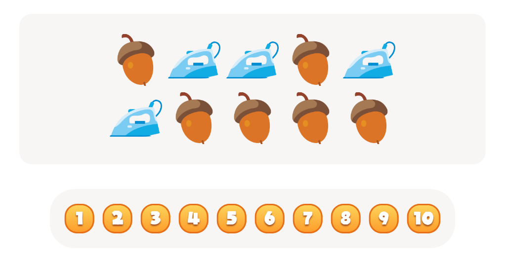 Explore Colors and Count. Brown Object Worksheet