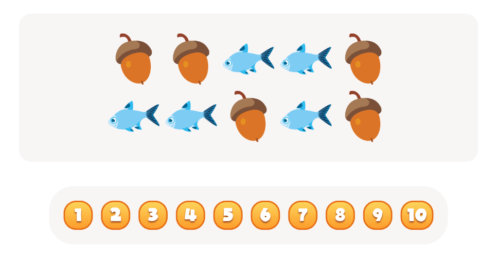 Explore Colors and Count. Brown Object Worksheet