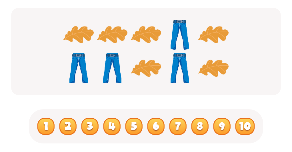 Explore Colors and Count. Brown Object Worksheet