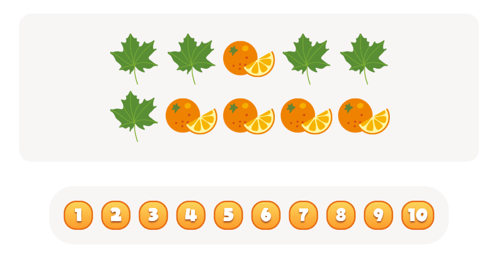 Explore Colors and Count. Orange Object Worksheet