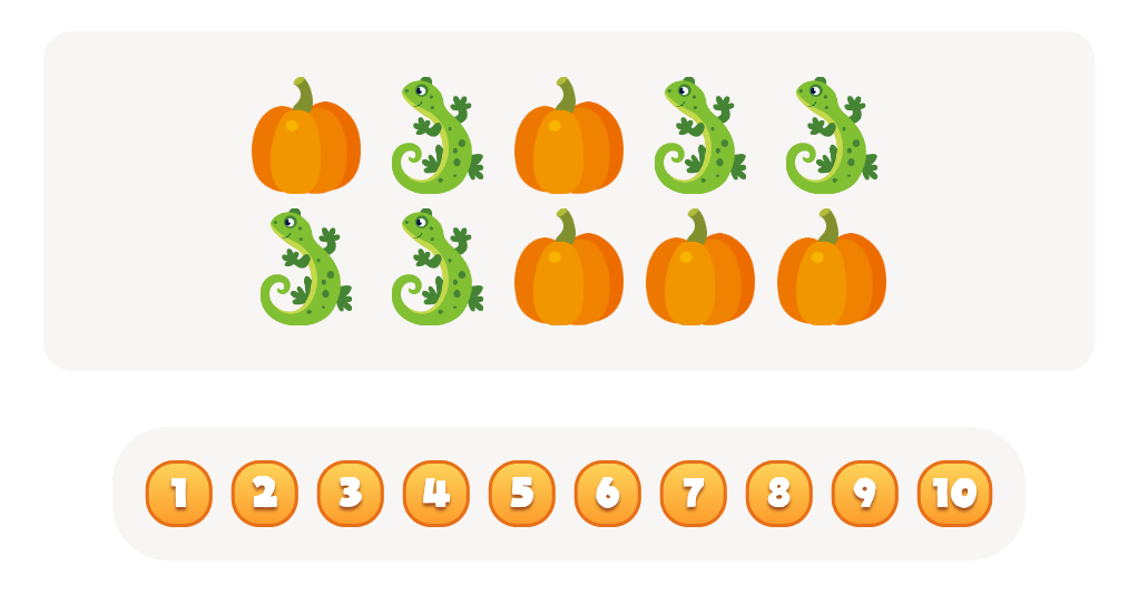 Explore Colors and Count. Orange Object Worksheet