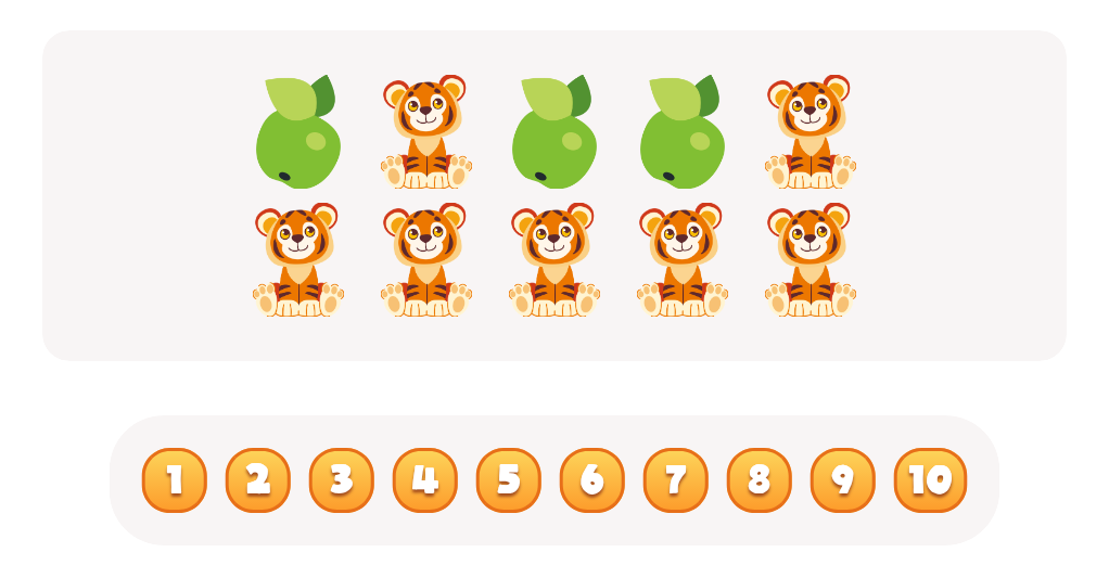 Explore Colors and Count. Orange Object Worksheet