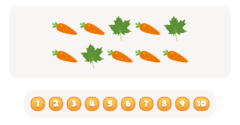 Explore Colors and Count. Orange Object Worksheet