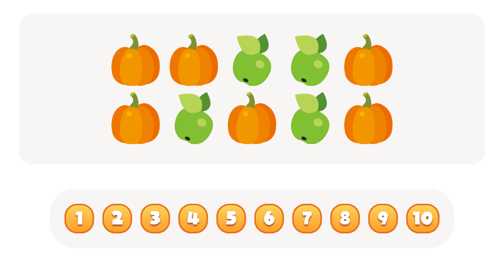 Explore Colors and Count. Orange Object Worksheet