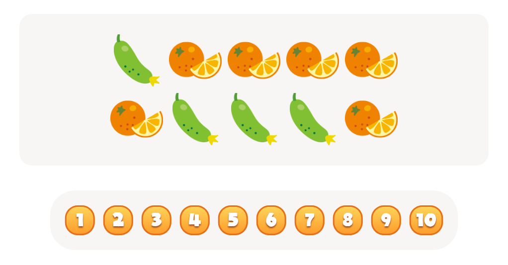 Explore Colors and Count. Orange Object Worksheet