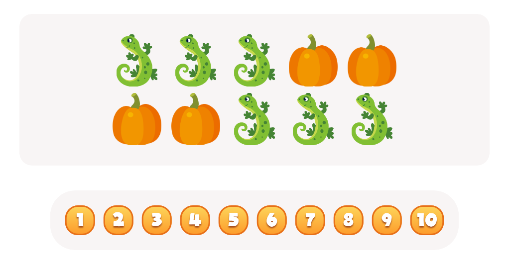 Explore Colors and Count. Orange Object Worksheet