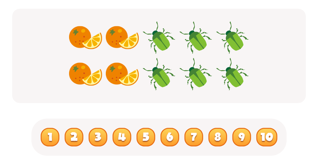 Explore Colors and Count. Orange Object Worksheet