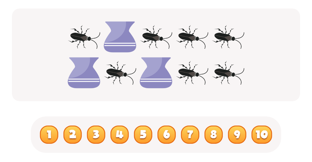 Explore Colors and Count. Violet Object Worksheet