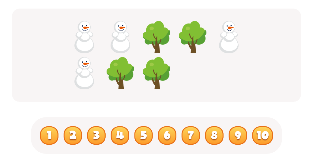 Explore Colors and Count. White Object Worksheet