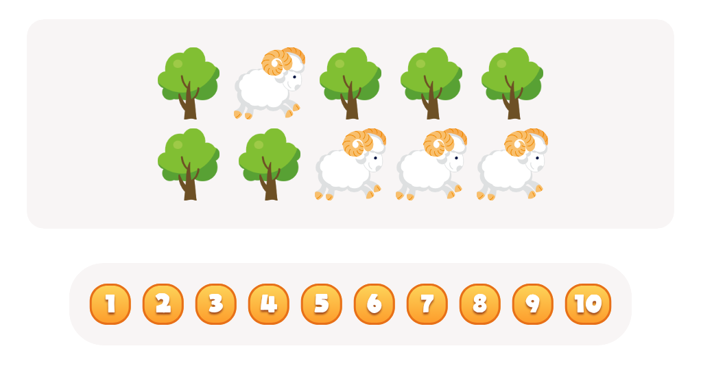 Explore Colors and Count. White Object Worksheet