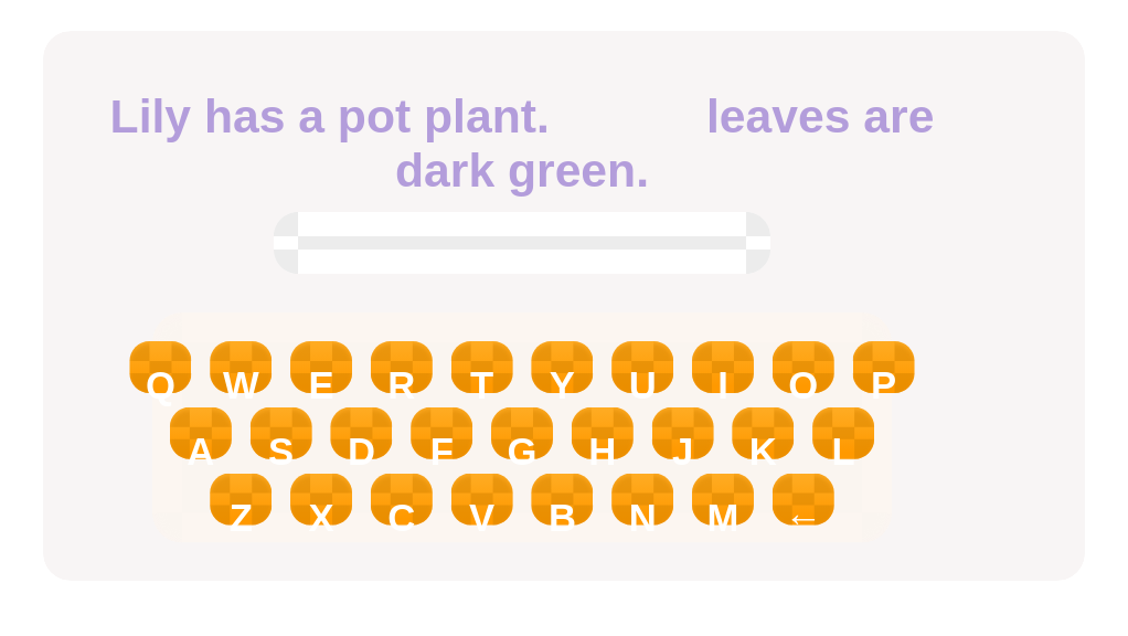 Fill in the blank with a possessive adjective.