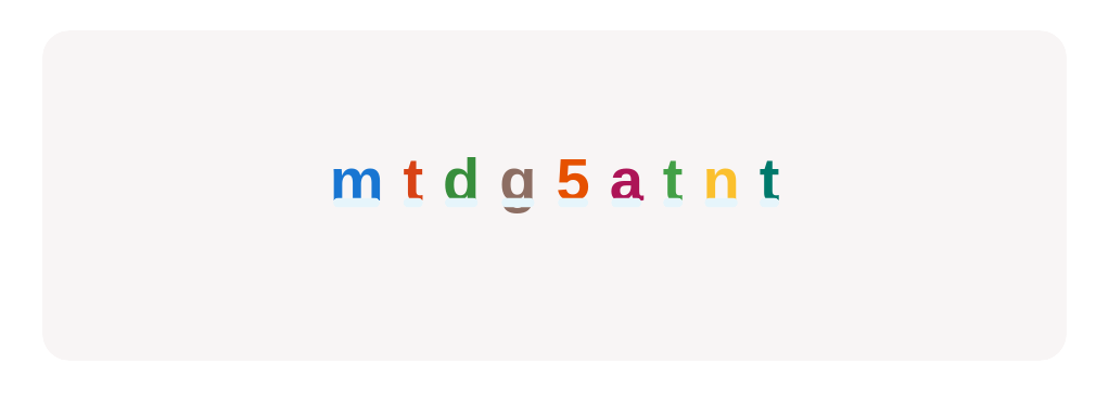 Find and tap all ‘t’ letters among these symbols.